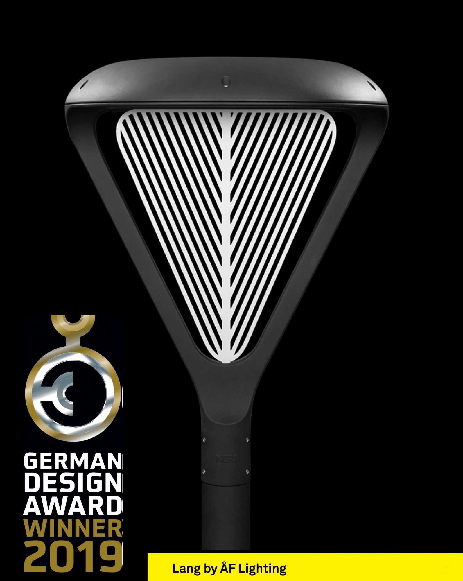 LED park lampe vinder af German Design Award 2019 LANG fra NERI
