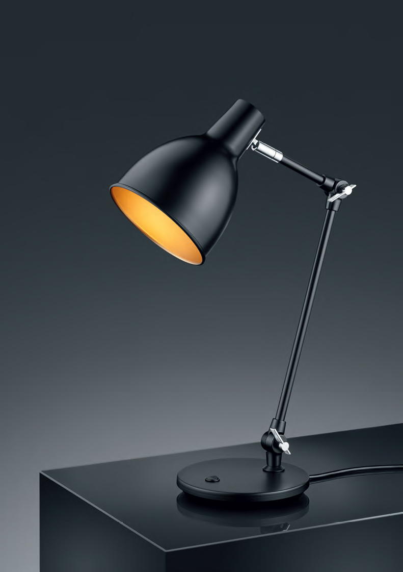Læselampe bordlampe retro skrivebordslampe fra Baulmann DELUX DENMARK