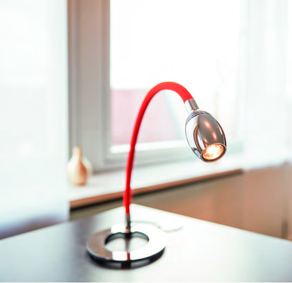 LED sengelampe skrivebordslampe natlampe dekorativ belysning Hotel fra Baulmann DELUX DENMARK