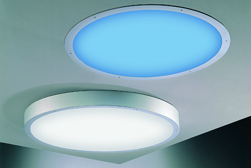 Meget store LED loftlamper med DALI, RGBW, tunable white fra Baulmann DELUX DENMARK