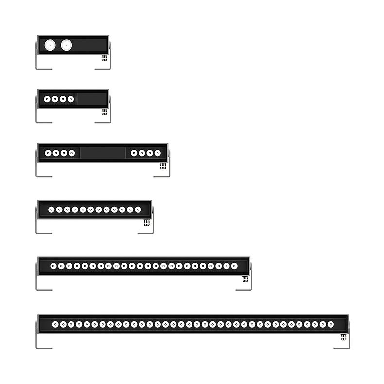 Udendørs led spot led projektør til facadebelysning led.modular fra Hoffmeister DELUX DENMARK