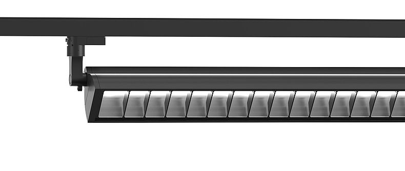 LED profil til 3 faset DALI strømskinne IP65 Powerwash fra Hoffmeister DELUX DENMARK