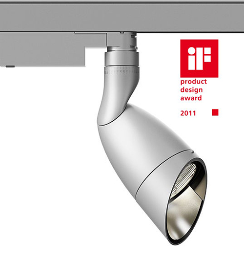 LED skinnespot til 3 faset DALI strømskinne 9W og 14W op til 1200 Lumen varm hvid Gin.a fra Hoffmeister DELUX DENMARK