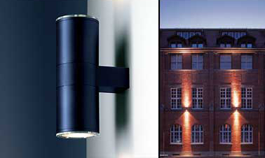 Udendørs belysning LED væglamper IP65 fra Hoffmeister DELUX DENMARK