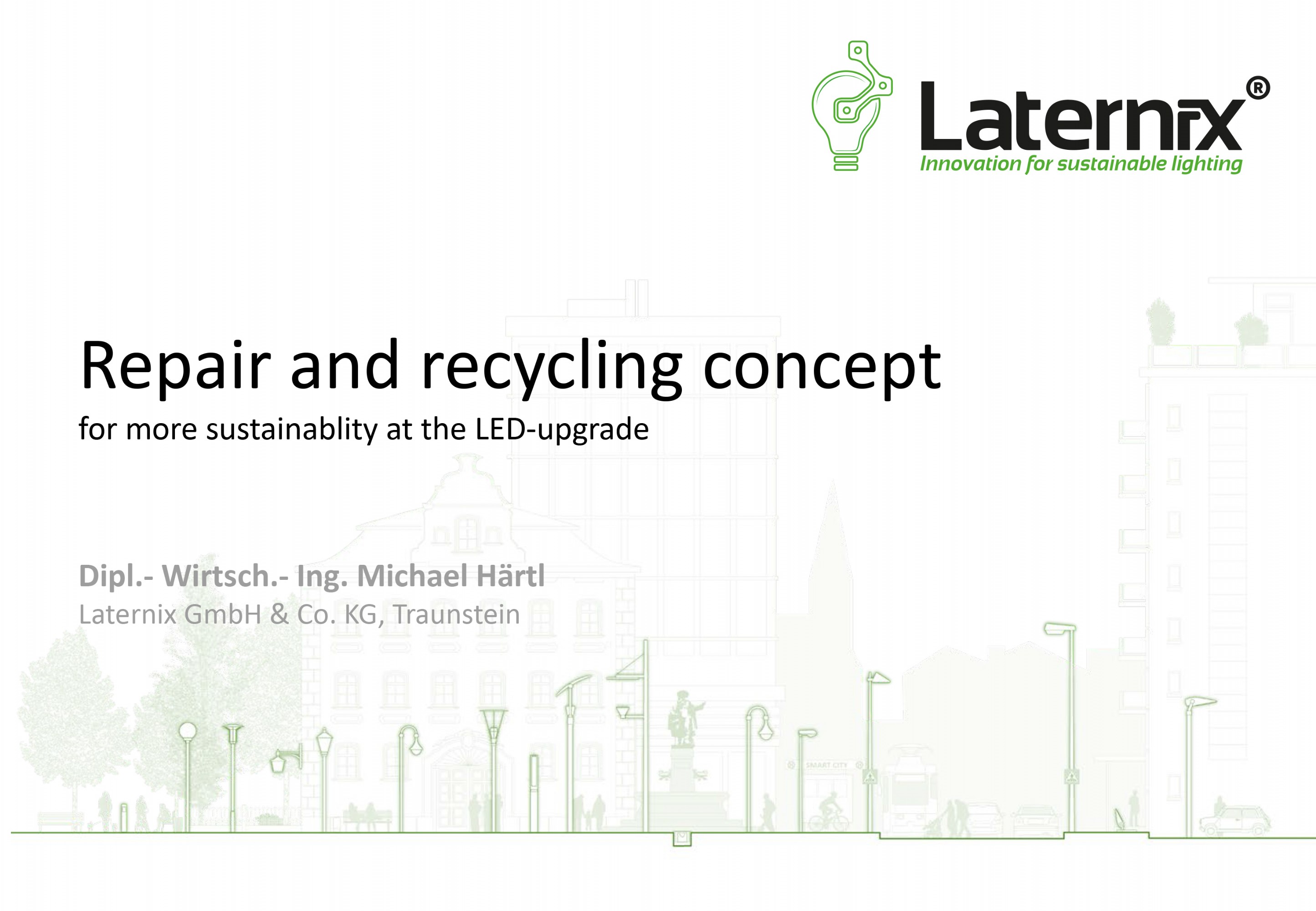 Laternix Retrofit LEDKit til vej og gadelamper med kompaktlysrør + Metalhalogen udskift fra DELUX DENMARK