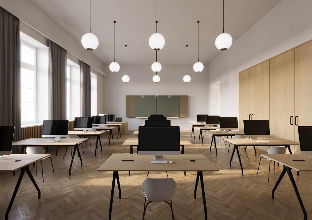 LED cafe pendel, cafe pendel med mulighed for lysberegning, DALI, Sikkerheds belysning, Casambi, Skinnemontering, OP til 9000 lumen, Størrelse fra 100mm til 11800mm, LED pendel, moderne loft lamper, belysning til lobbyen, restauranten, baren, loungen, møde-faciliteter, dekorativ design belysning