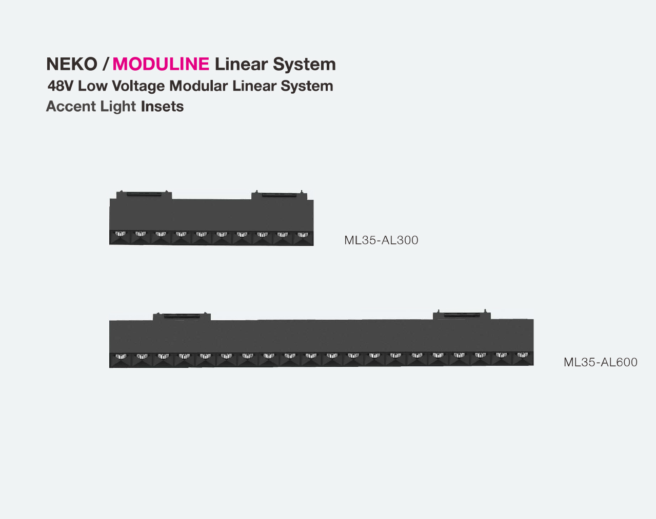 LED strømskinner, LED spot, LED loftlamer, lineær LED lyssystemer fra NEKO DELUX DENMARK