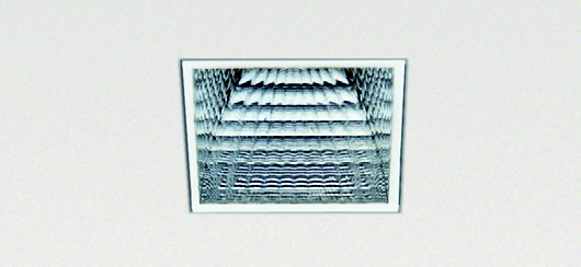 High Power LED downlight med lav indbygningsdybde dynamisk belysning Square 4x4 LP50 fra Projektleuchten DELUX DENMAK