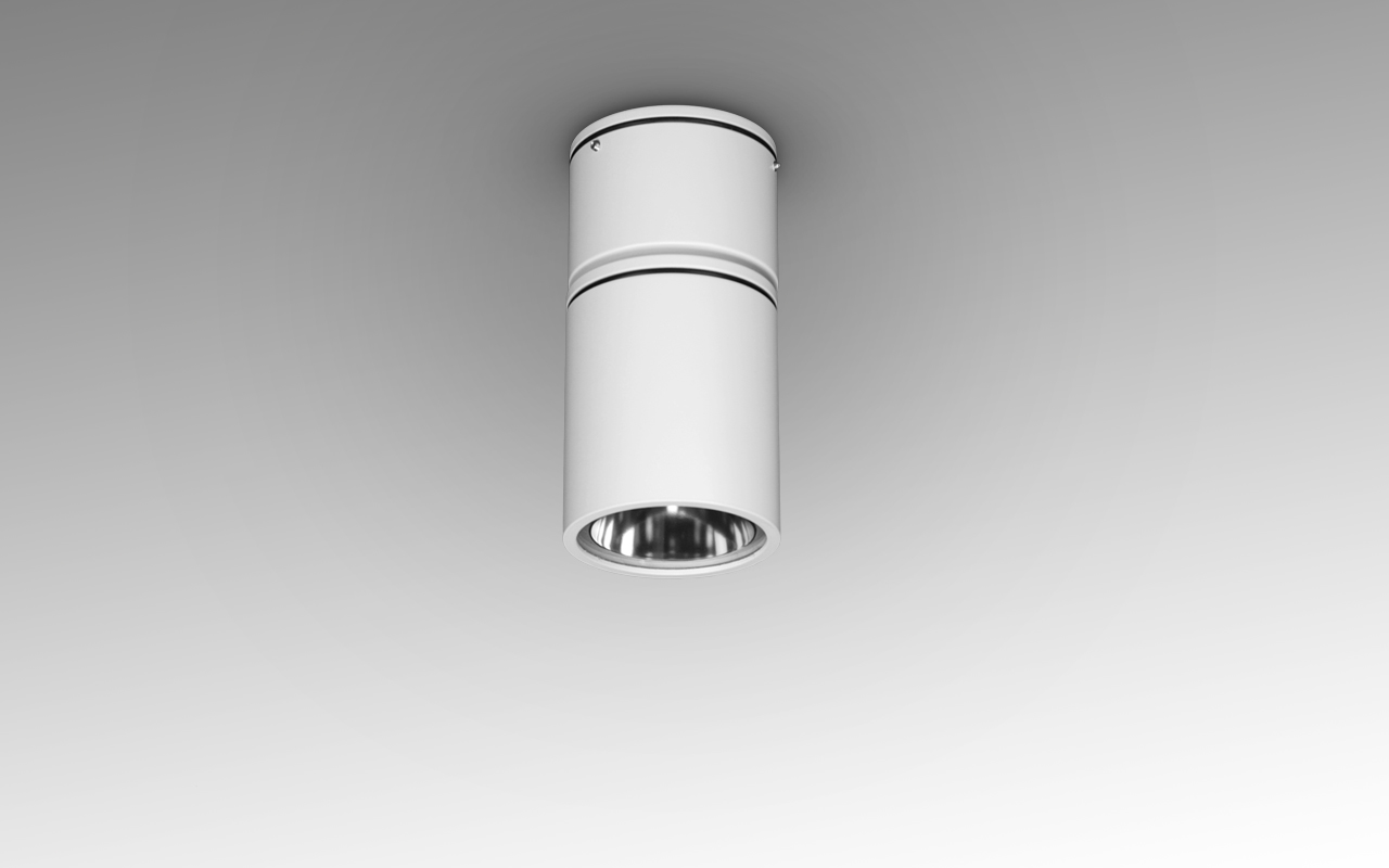 LED påbygningsspot med dæmp IP54 Junior fra Projektleuchten DELUX DENMARK