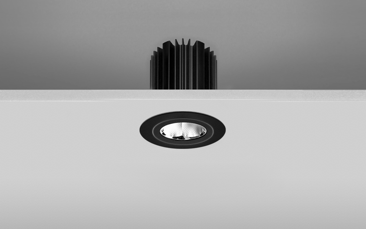 Tunable White LED indbygningsspot med intelligent lysstyring RMJ downlight fra Projektleuchten DELUX DENMARK