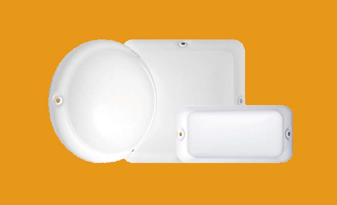 BANG vandalsikkert LED armatur i rund, firkantet og rektangulær version