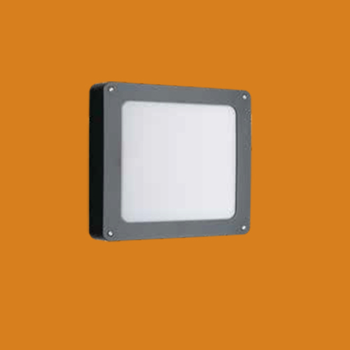 Effice vandalsikkert LED armatur firkantet design til gangarealer og trappeopgange