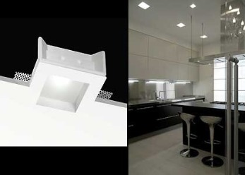 NEFI - LED downlight til gipsloft og murstens loft