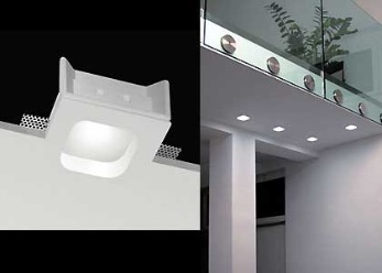 FOCUS - LED downlight for indspartlning i gipsloft eller pudset loft