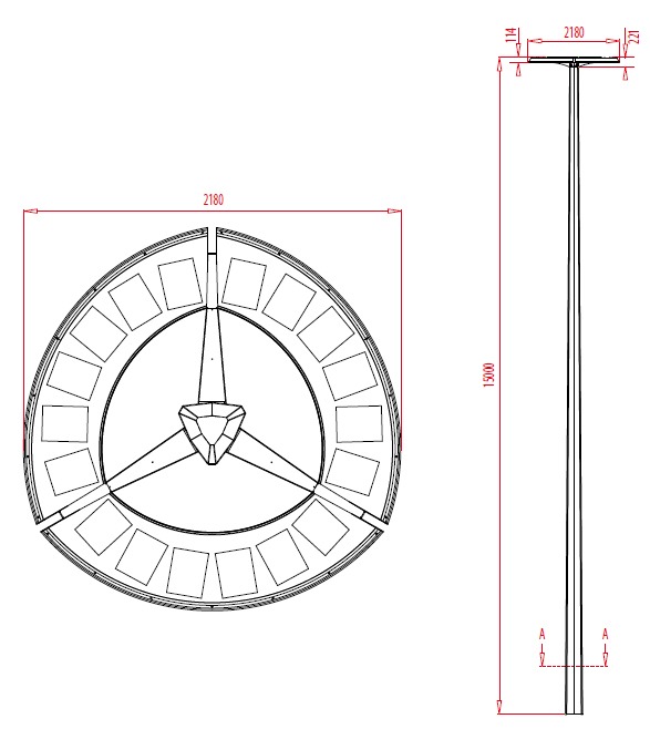 gadebelysning, vejbelysning, LED gadelampe, IP66, klasse II, vejlampe med sensor, intelligent udendørs belysning, energiebesparende belysning, lys til vej, gade, park og plads, Zhaga D4i-certificeret, Kvalitets Belysning i byen, Tunable White 