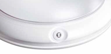 Detalje af BANG vandalsikkert LED armatur med manipulationssikret skrue