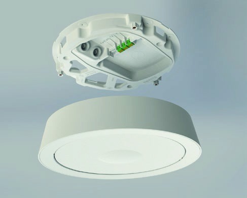 Vandalsikker LED downlight CAPTAIN med montage og komponenter