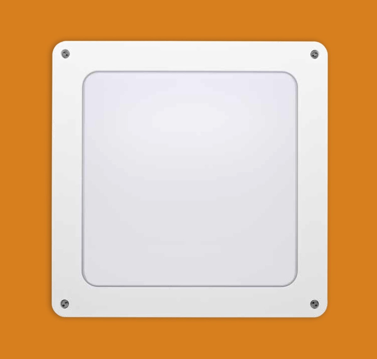 Effice vandalsikkert LED armatur firkantet design til gangarealer og trappeopgange