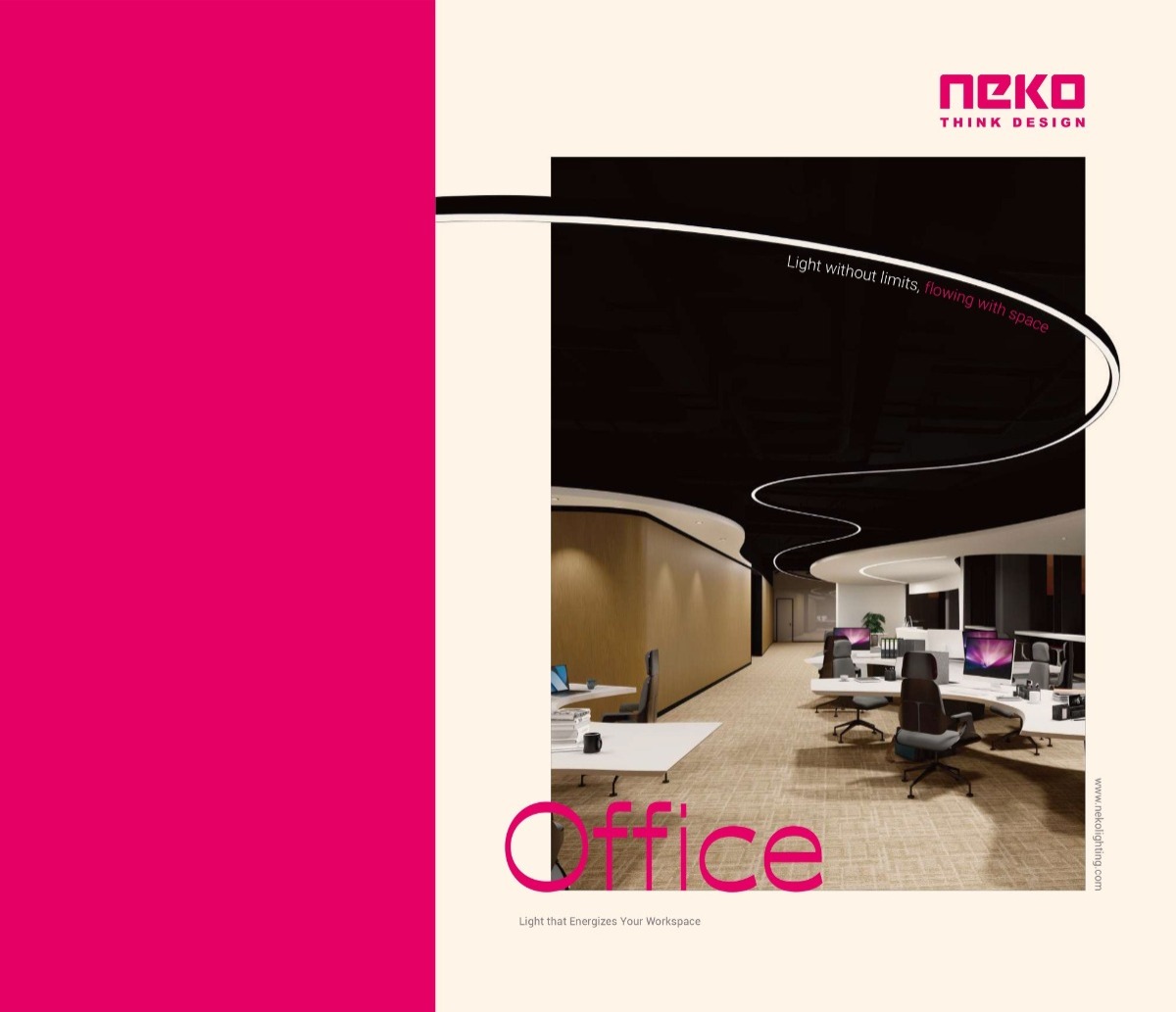 LED strømskinner, LED spot, LED loftlamer, lineær LED lyssystemer fra NEKO DELUX DENMARK