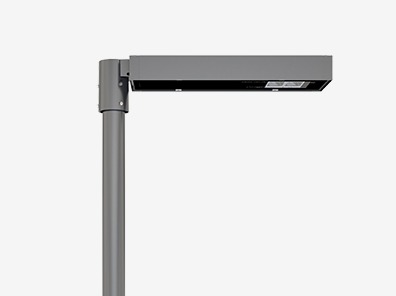 gadebelysning, vejbelysning, LED gadelampe, IP66, klasse II, vejlampe med sensor, intelligent udendørs belysning, energiebesparende belysning, lys til vej, gade, park og plads, Zhaga D4i-certificeret, Kvalitets Belysning i byen, Tunable White 