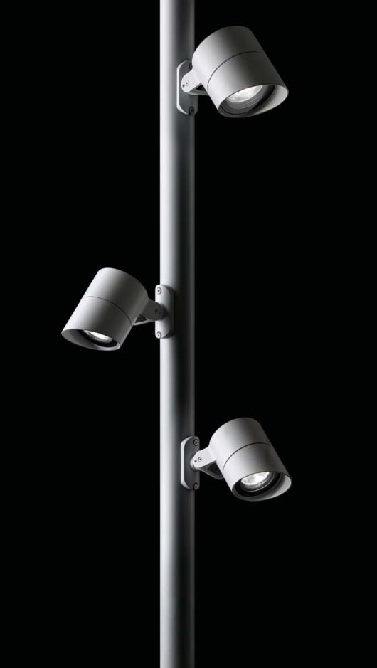 Multispot LED projektør til facade, mast og landskab