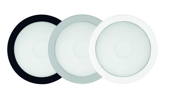 Vandalsikker LED downlight CAPTAIN fra Sécurlite i flere farver